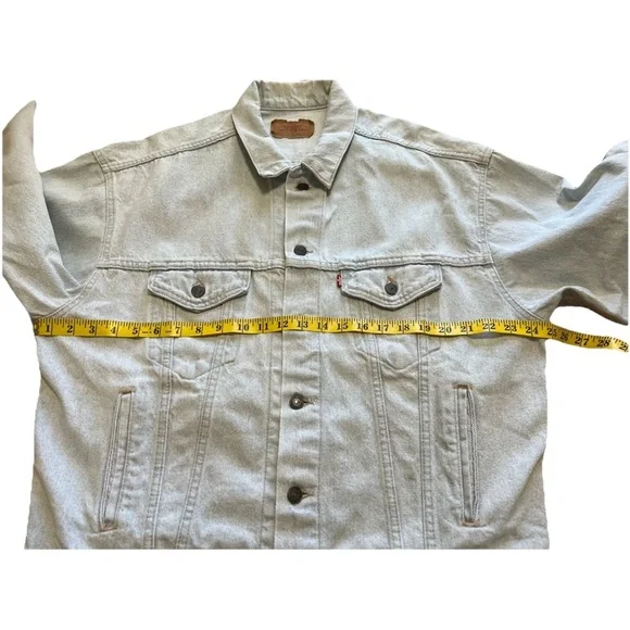 Vintage Levi's 70507-4803 Trucker Jacket L-USA-527 Buttons-Oversized-Near Mint - Picture 5 of 9